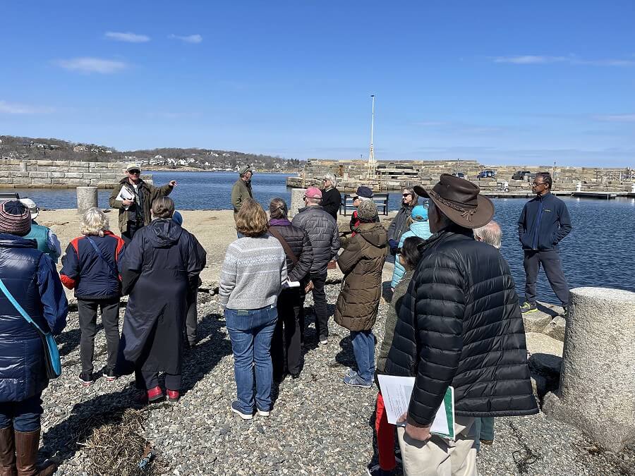 TownGreen's field trip to Downtown Rockport during an astronomical high tide on March 21, 2023