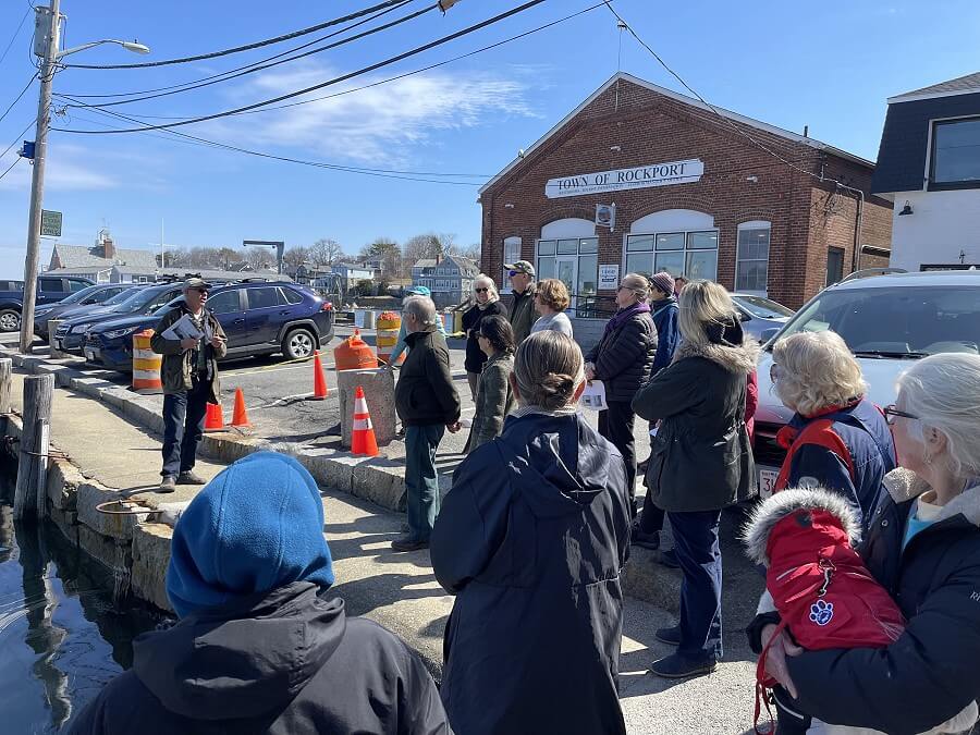 TownGreen's field trip to Downtown Rockport during an astronomical high tide on March 21, 2023